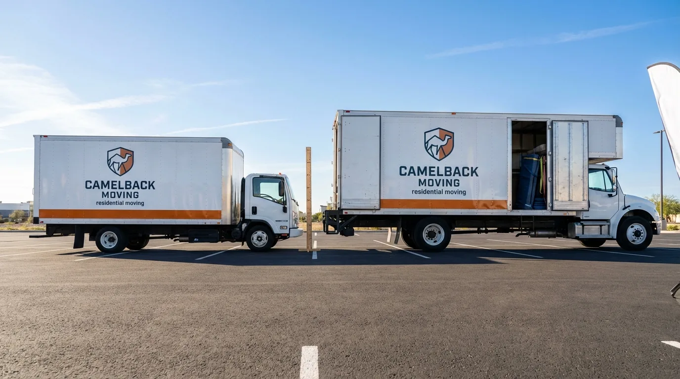 Moving truck size capacity guide in Valley Center